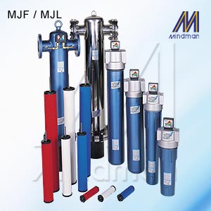 High efficiency compressed air filter